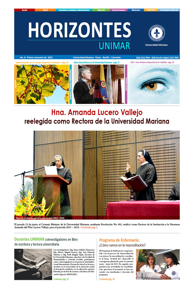 					Ver Núm. 8 (2015): Publicaciones Editorial UNIMAR
				